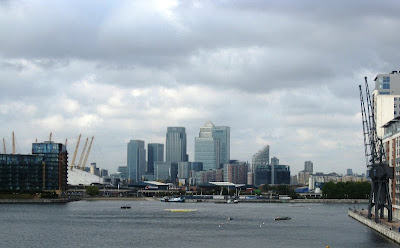 View of the Isle of Dogs/Canary Wharf