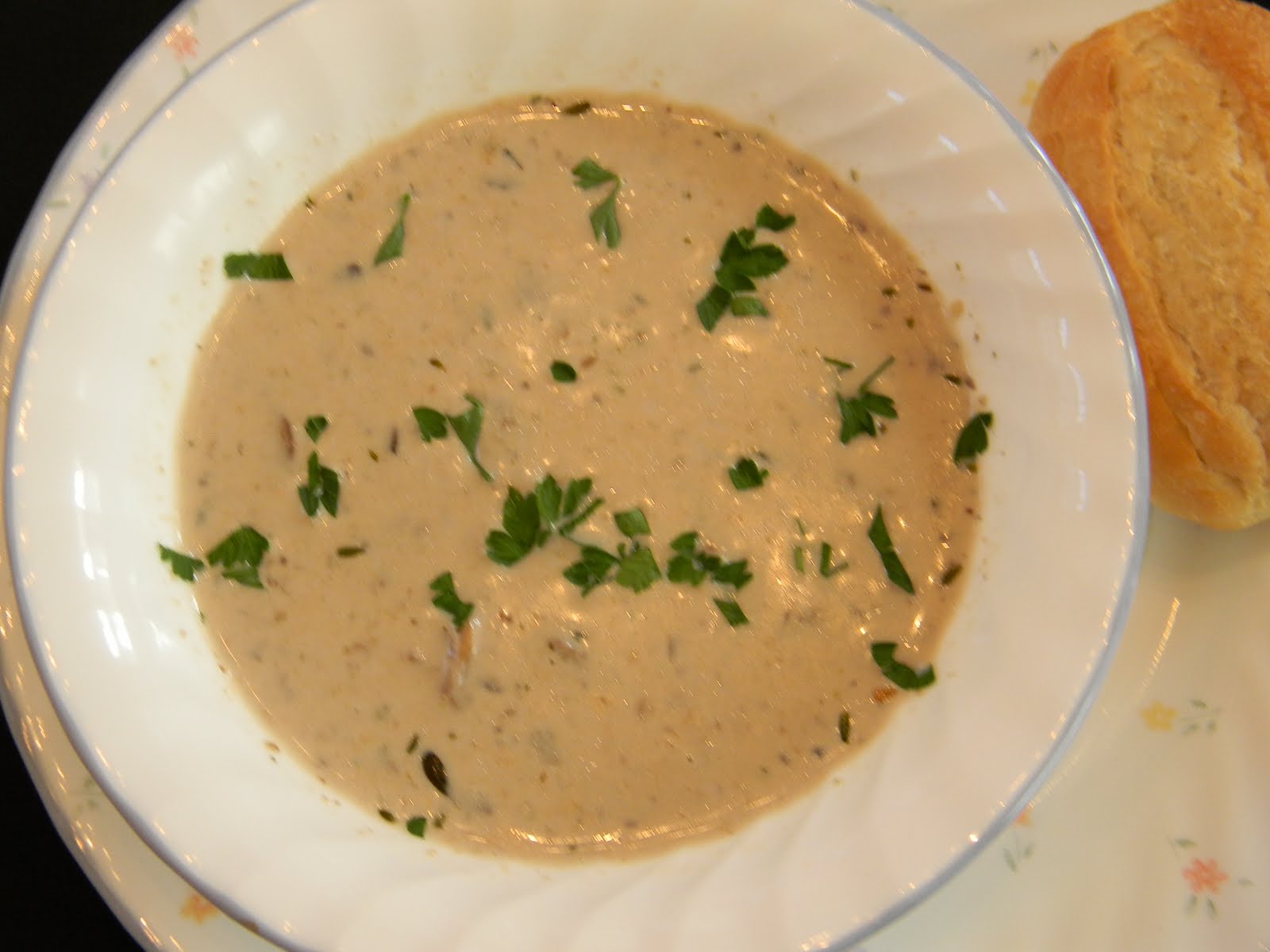 A Musing Potpourri Cream of Wild Mushroom Soup