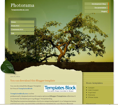 Photorama Blog Theme
