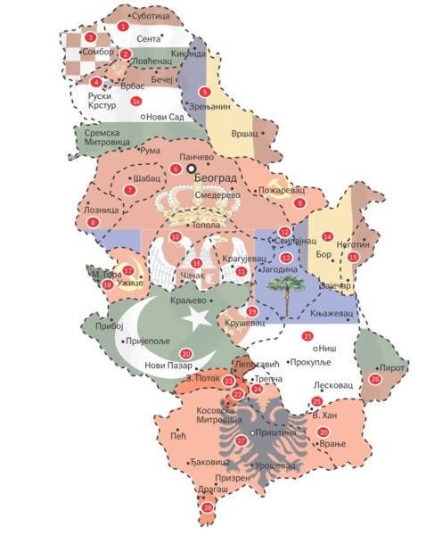mapa bora srbija zzgluposti: geopoliticka karta Srbije polovinom 21 veka. Bora Corba mapa bora srbija
