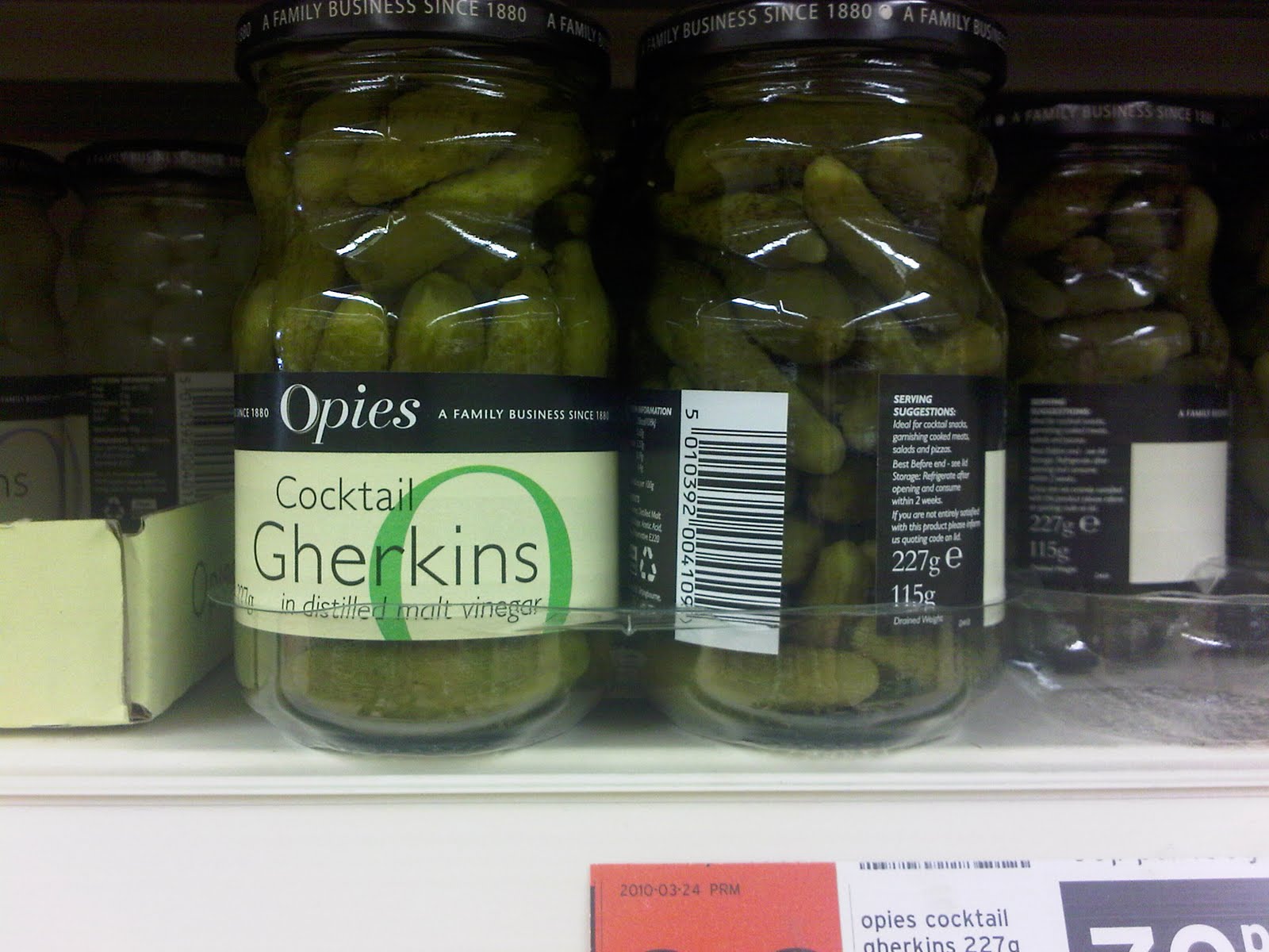 A Good Scottish Name Gherkin or Pickle?