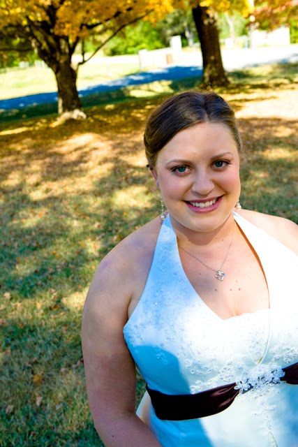 Nashville bride Melissa smiles for photographer