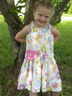 Children's Boutique Sewing Patterns: Happy Girl Dress, Applique Apron ...