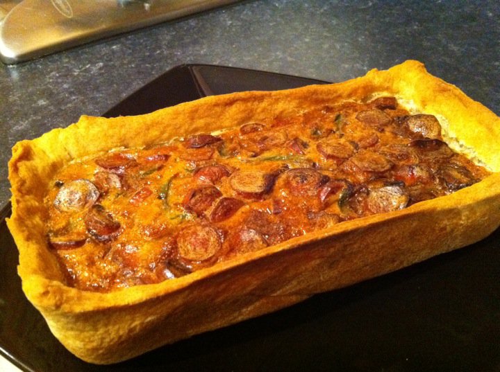 The F World Sausage and Egg Pie