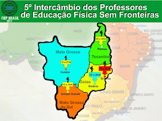 5º INTERCÂMBIO DOS PROFESSORES DE EDUCAÇÃO FÍSICA SEM FRONTEIRAS FIEP BRASIL 2011