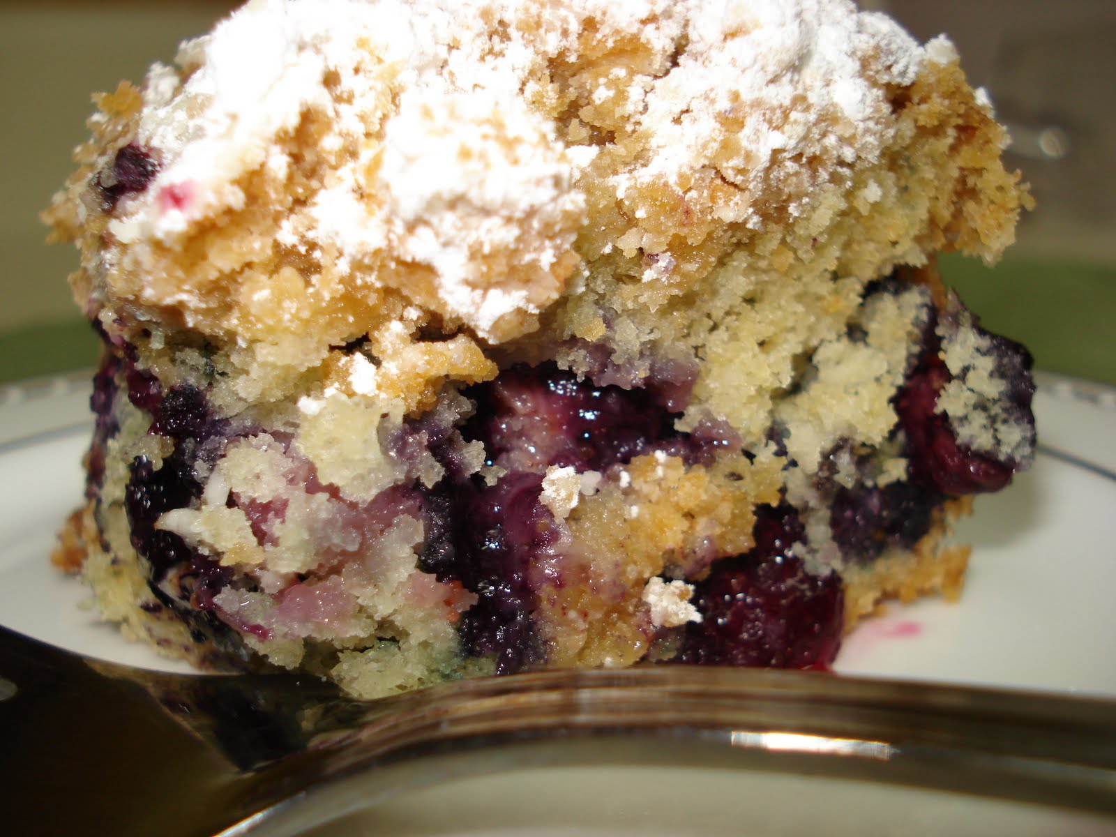 Rozlynn Bakes Martha's Blueberry Crumb Cake