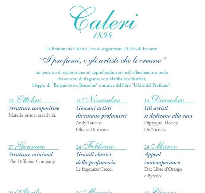 Incontri Profumati Presso Caleri