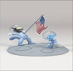 MCFARLANE SIMPSONS- ITCHY SCRATCHY PRESIDENTIAL POLITICS - CON SONIDO!!!