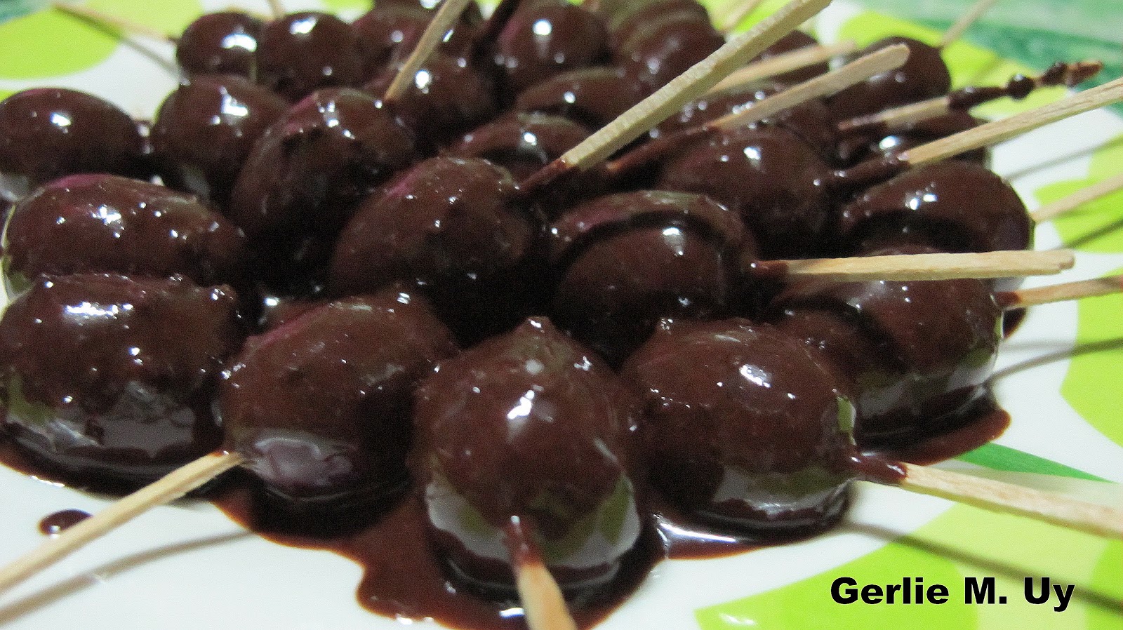 Before Six Diet Grapes in Chocolate Dip