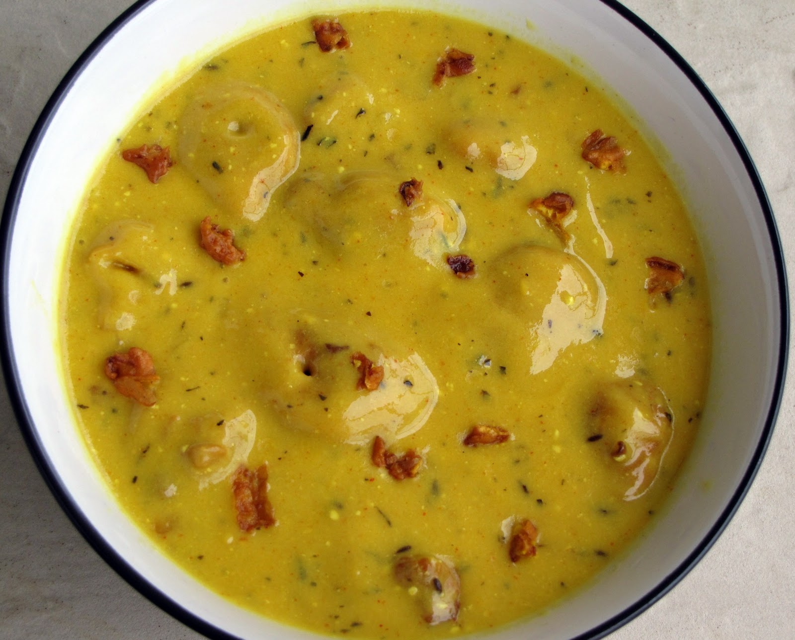 Kadi Pakoda/ Chickpea flour yogurt Curry Food Fun Freak