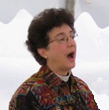 Alison Barfoot opens her mouth for ministry