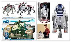 Star Wars INTERACTIVE R2-D2 ASTROMECH ROBOT DROID 2010 & AT-TE