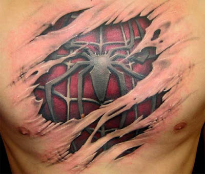 spiderman tattoos. Spiderman Tattoo Is Awsome.