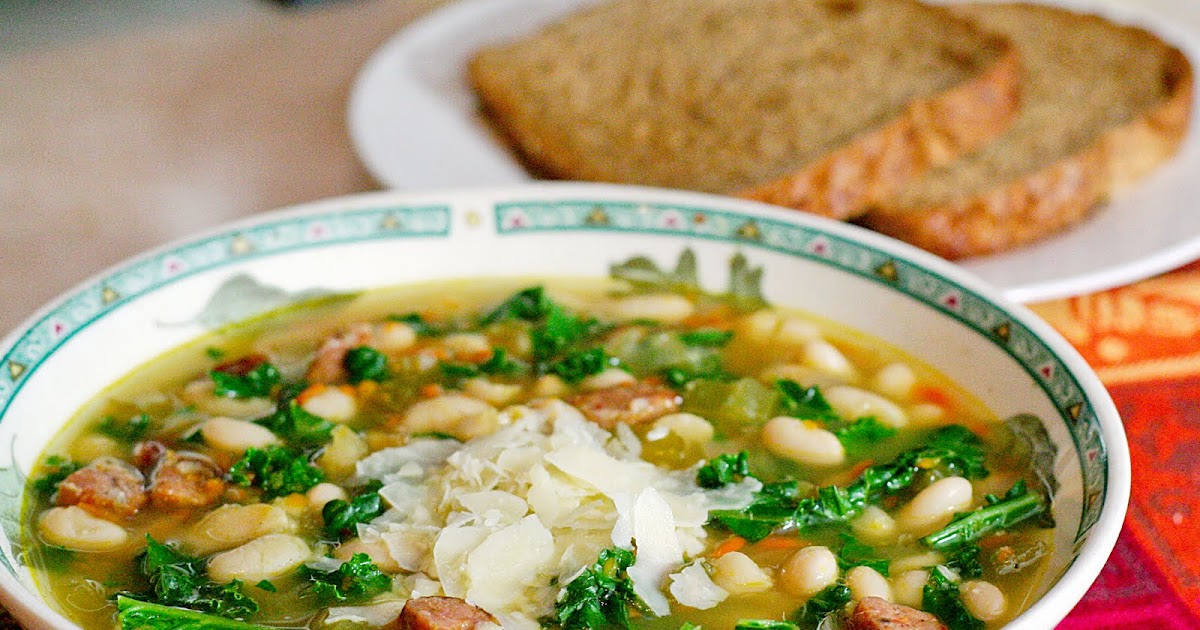 Kokocooks: White Bean Soup with Andouille and Kale