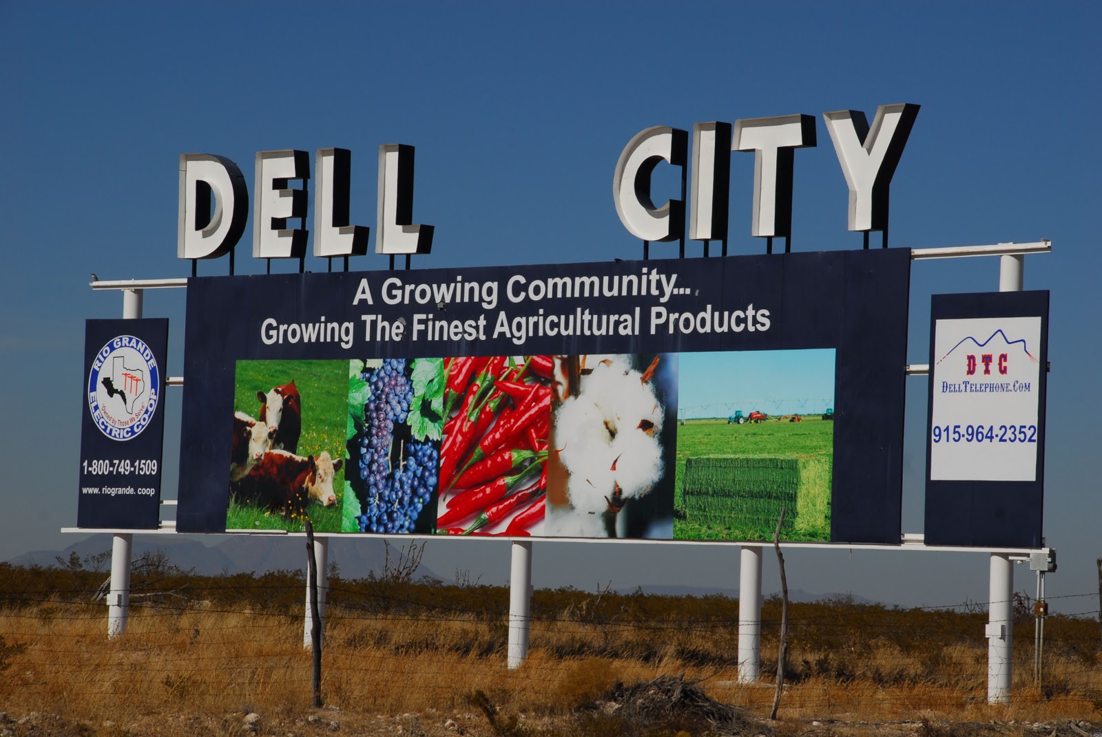 Texas Mountain Trail Daily Photo Hello, from Dell City!