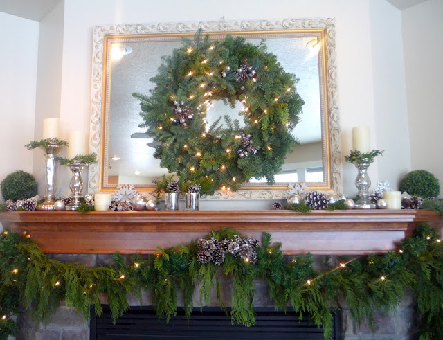 Crafty Sisters: It's Christmas Mantel Time!
