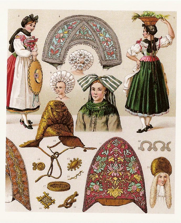 alsatian 19 century folk dress history