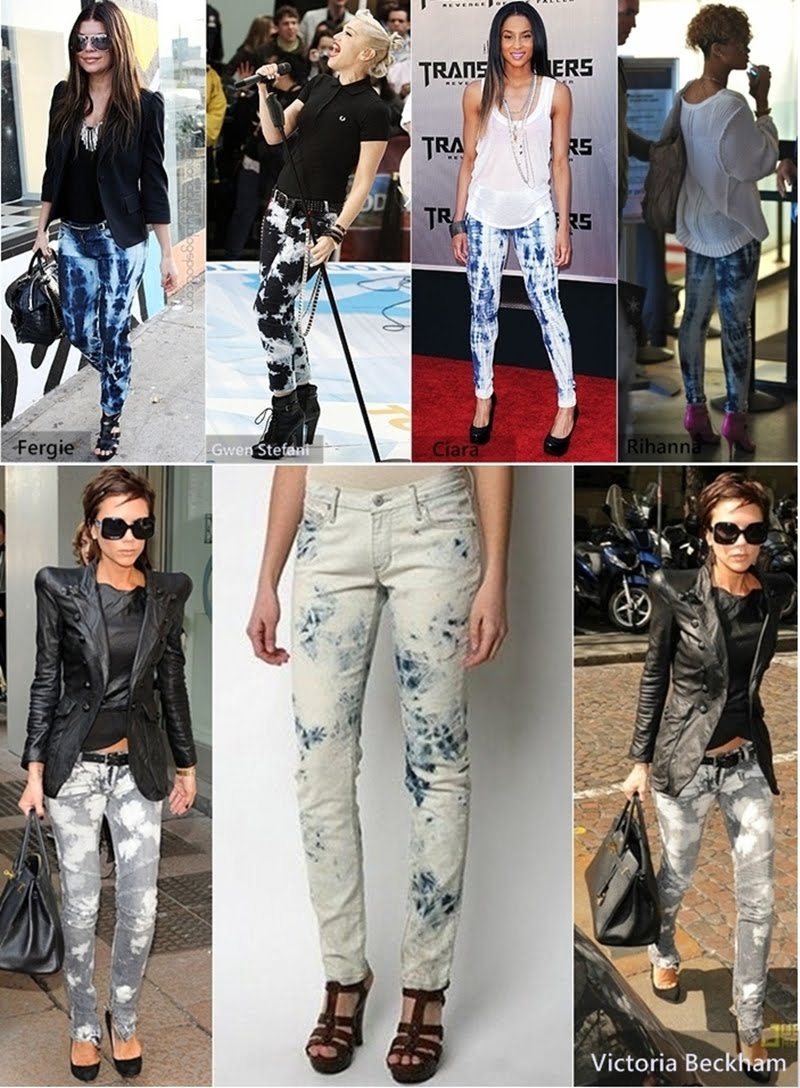 cirkulation Paradis Kommunisme Fashion Trends: Tie Dye Bleached Jeans & DIY - Stylish Starlets