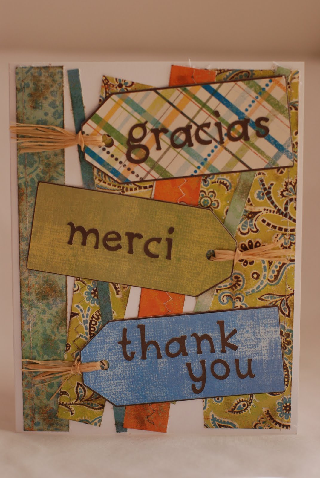 Cards By Steph: Gracias, Merci, Thank You