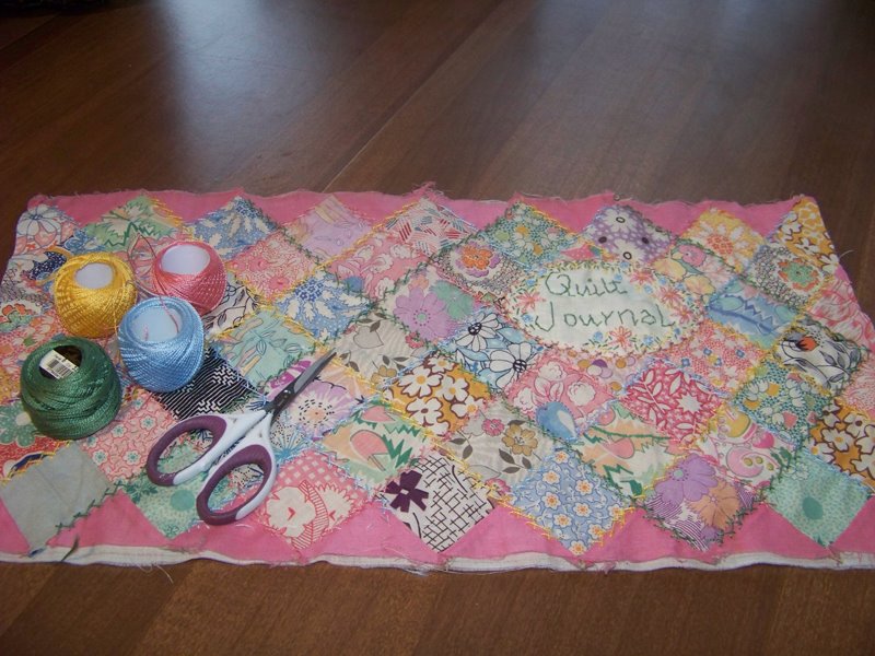 feeling stitchy Embroidering "Cutter Quilts"