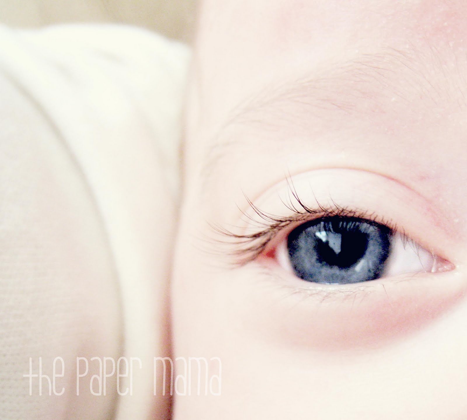 Before and After Baby eye The Paper Mama