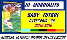 III MUNDIALITO DE BABY FUTBOL
