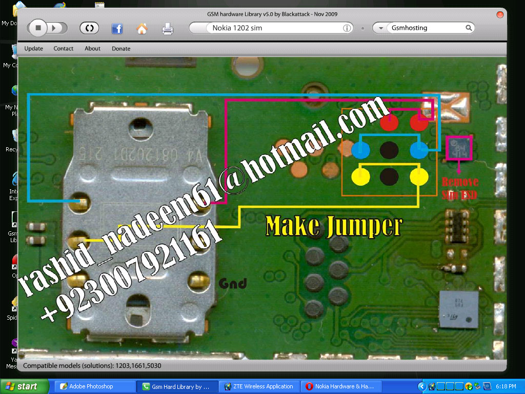 Mobile Repair: Nokia 1202 sim
