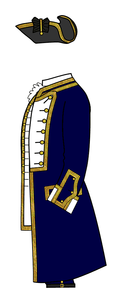 Royal Navy Captain, undress uniform