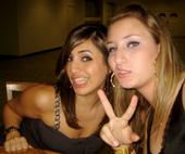 Lara Lobnig on the right.