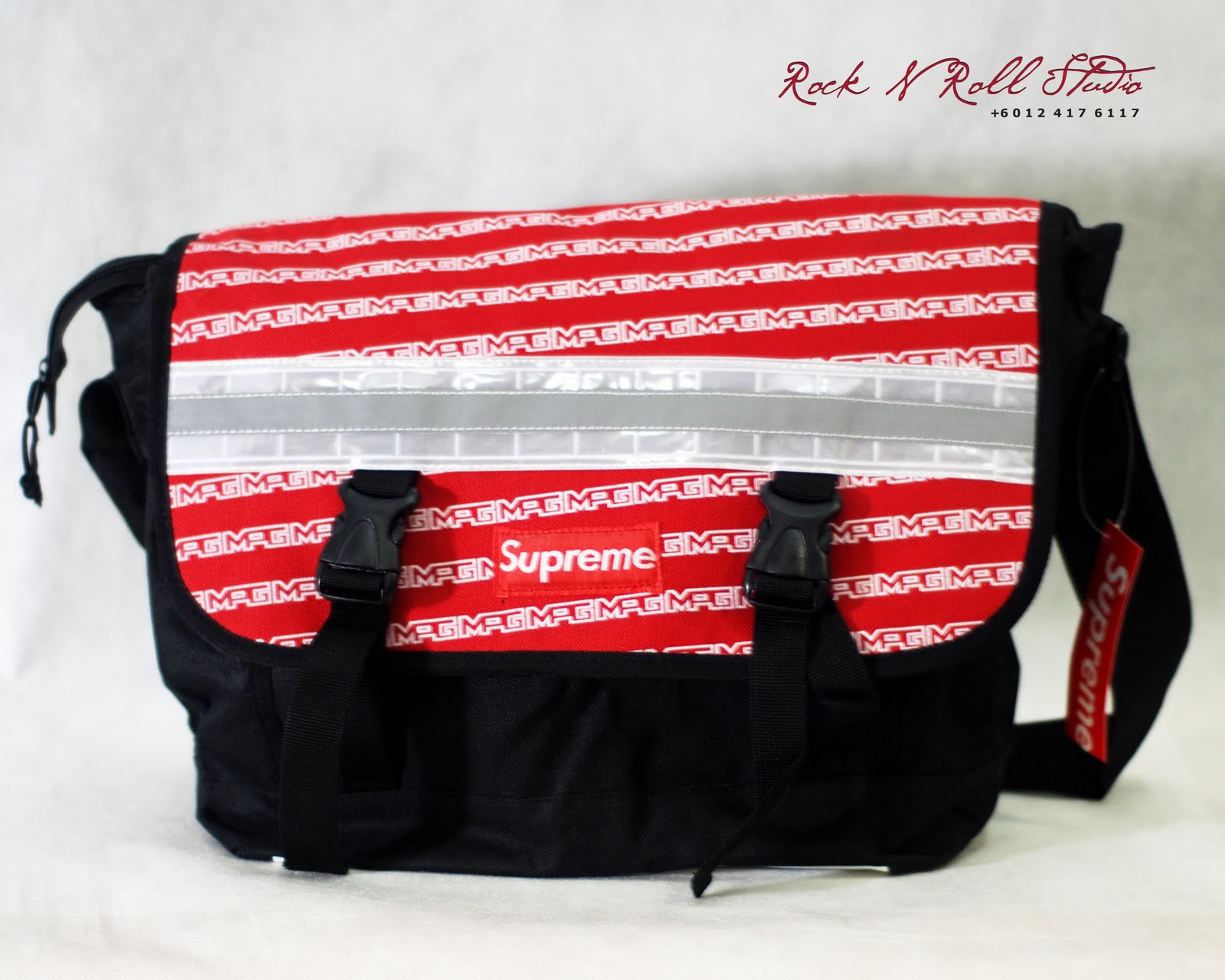 Rock N Roll Studio & Trading [[SOLD OUT]] MESSENGER BAG SAG SUPREME (MEDIUM)