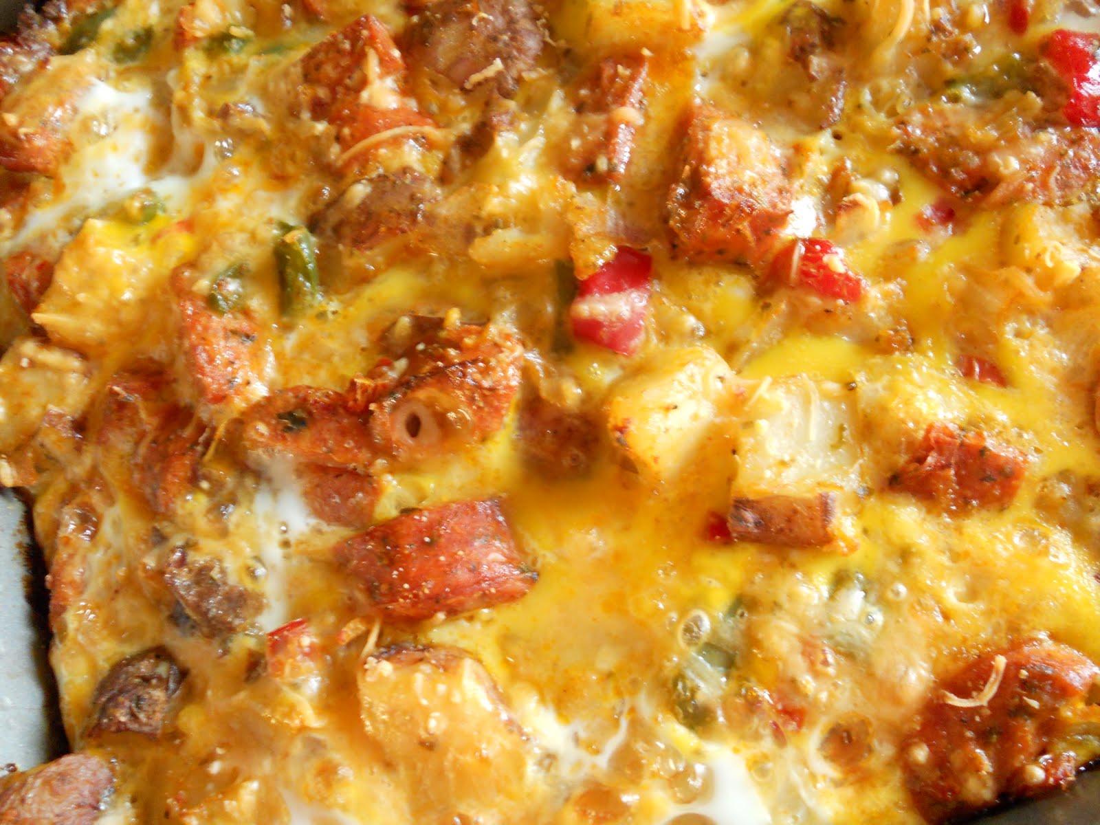 Yoshimi Vs. Motherhood: Potato, Sausage, and Egg Breakfast Casserole