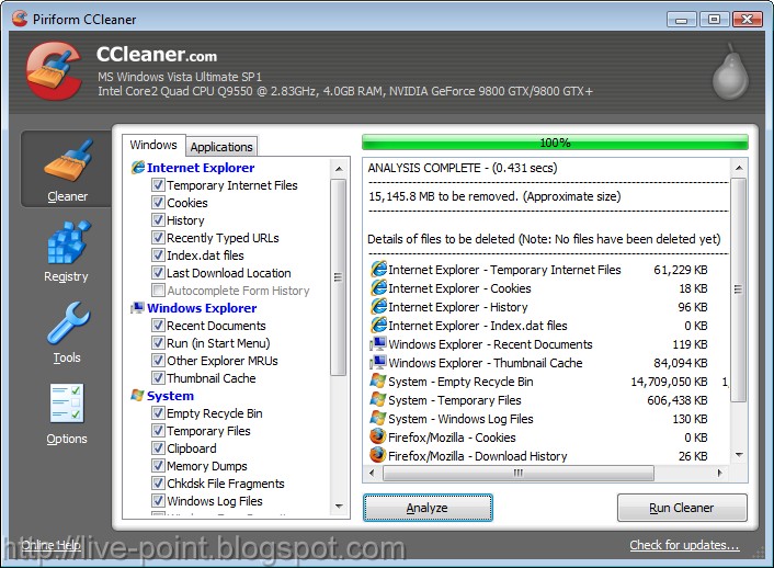 CCleaner 2 35 1219 Remove Unused Files From Your System