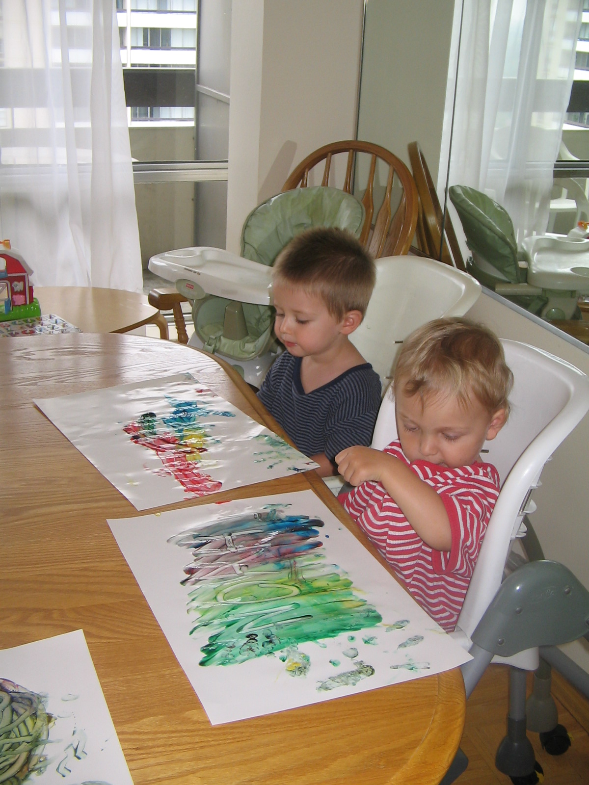 Painting with Kids Under 2 Years Old Mommy Blogs JustMommies