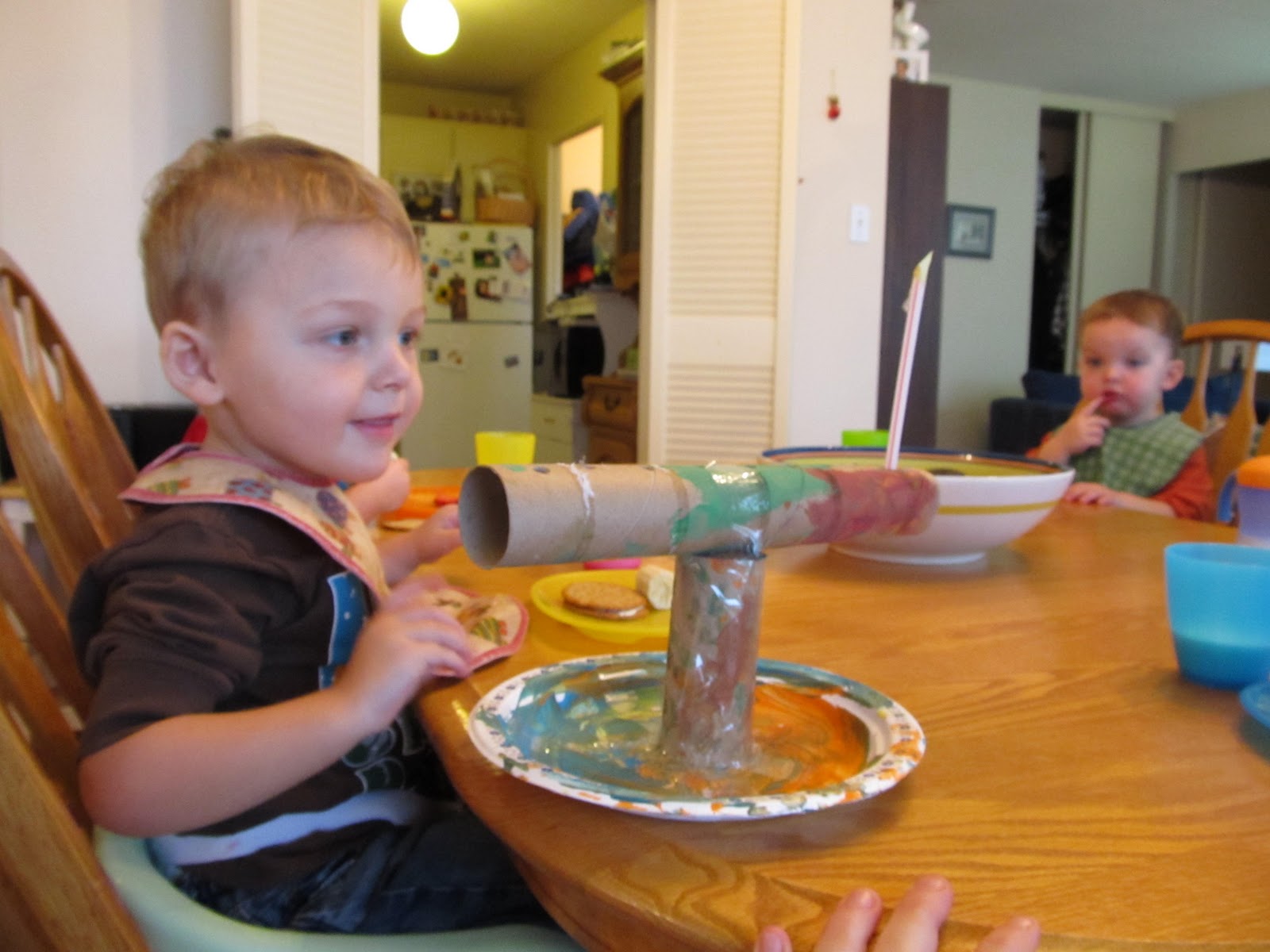 High Park Home Daycare Hanukkah Menorah Craft and Activity for 2yearolds