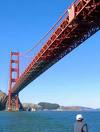 Sailing in San Francisco with my brother, Captain Kirk