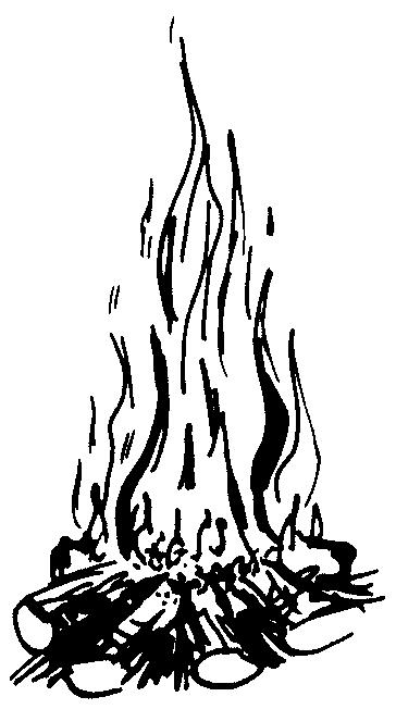 Gambar Bikin Sketsa Sederhana Gambar Mewarnai Api Unggun Di Rebanas