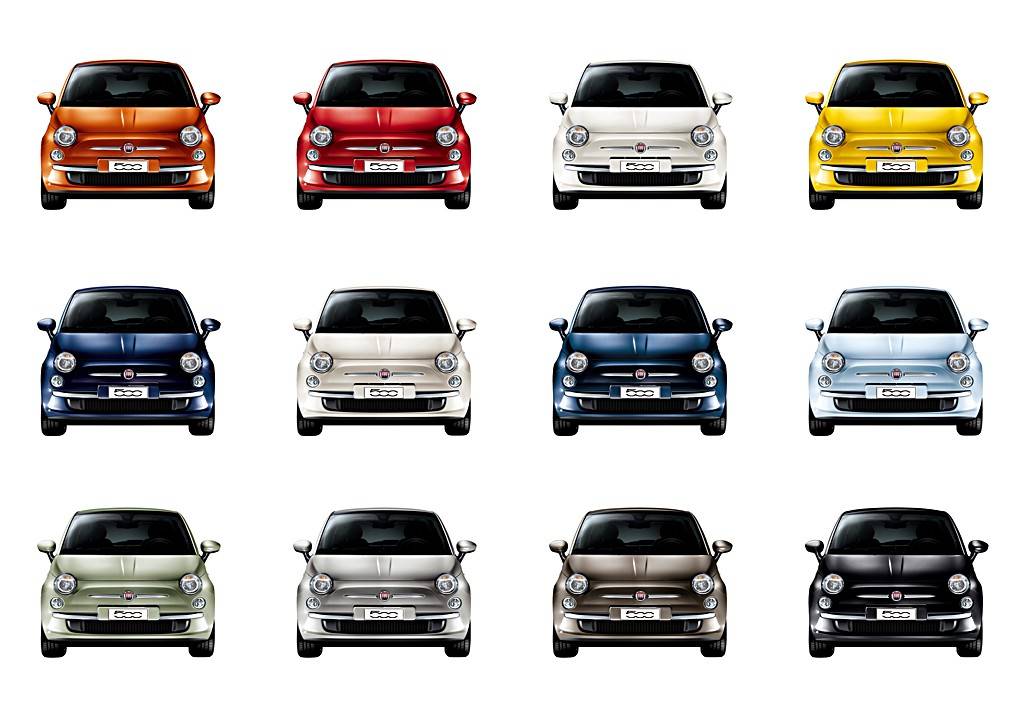 Fiat 500 размеры