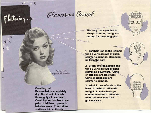 Lovely Girl Pin Curls