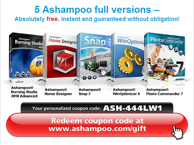 5 Ashampoo® Full Versions