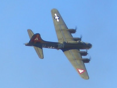 Lackland AFB Air Fest: B-17 Flying Fortress Flyby