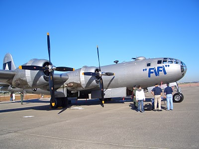 Lackland AFB Air Fest: B-29 Superfortress with Viewers