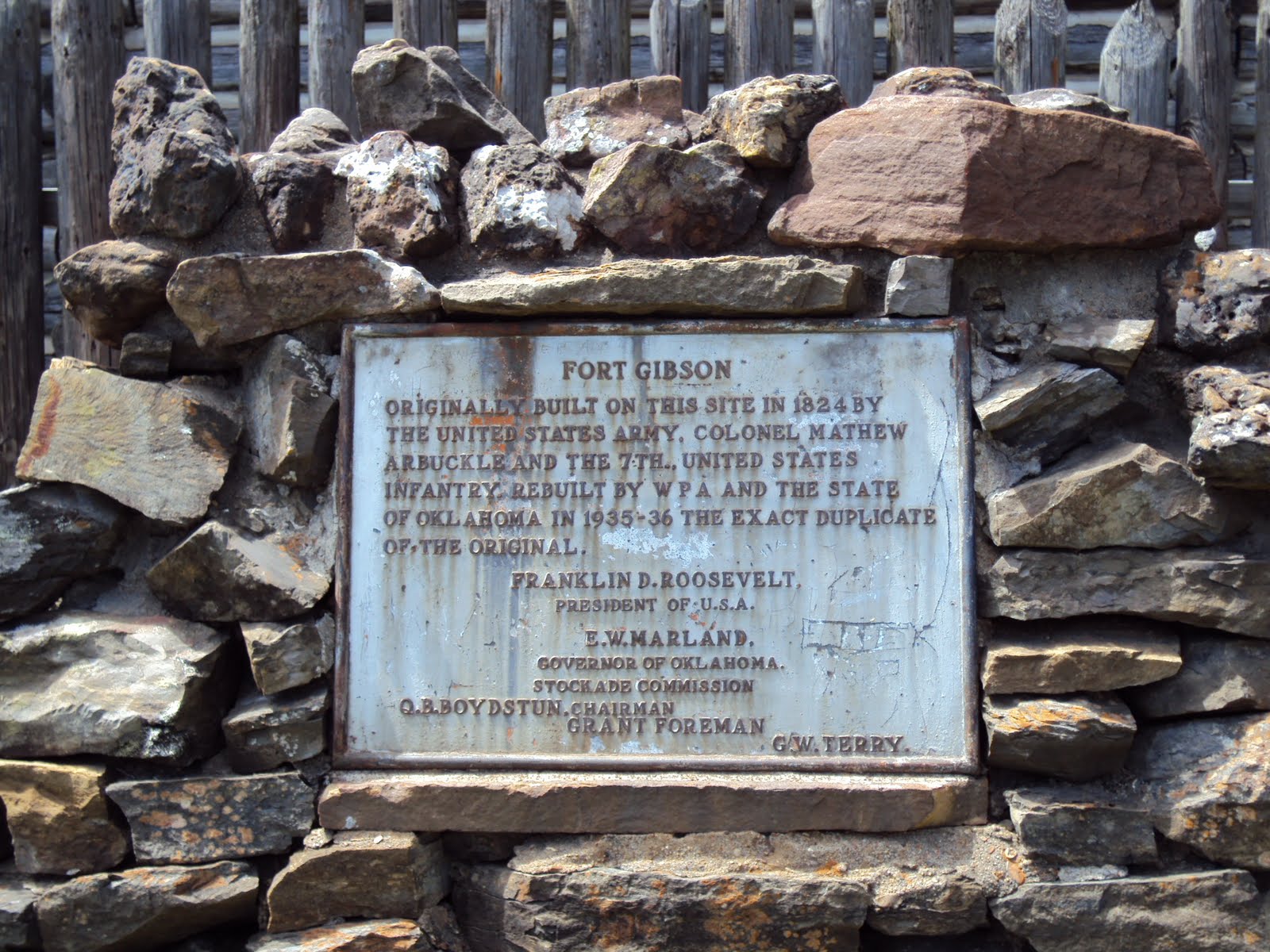 Military Memorials, Life and History Fort Gibson, Oklahoma