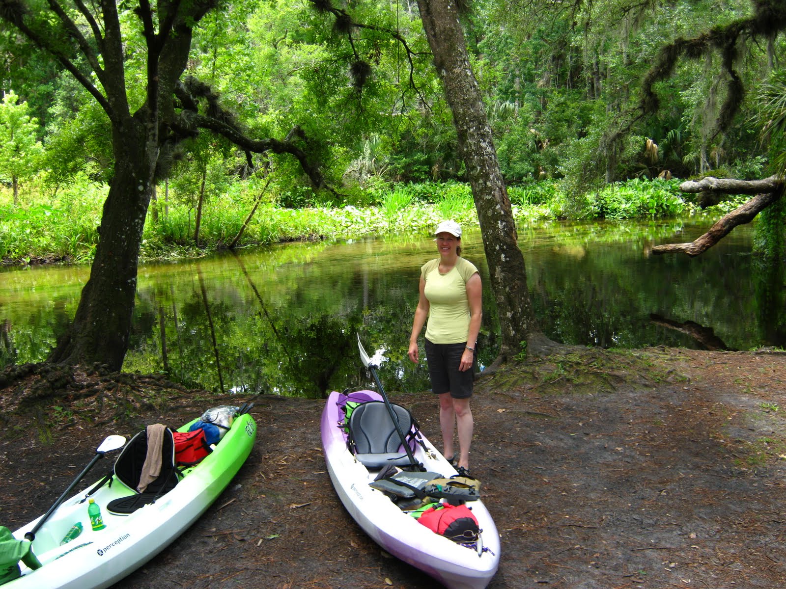 Central Florida Kayak Tours Tracy Larkin's Central Florida kayak trip