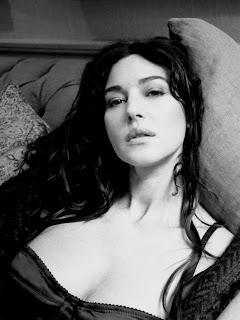 Monica Bellucci cleavage Piers North Photoshoot