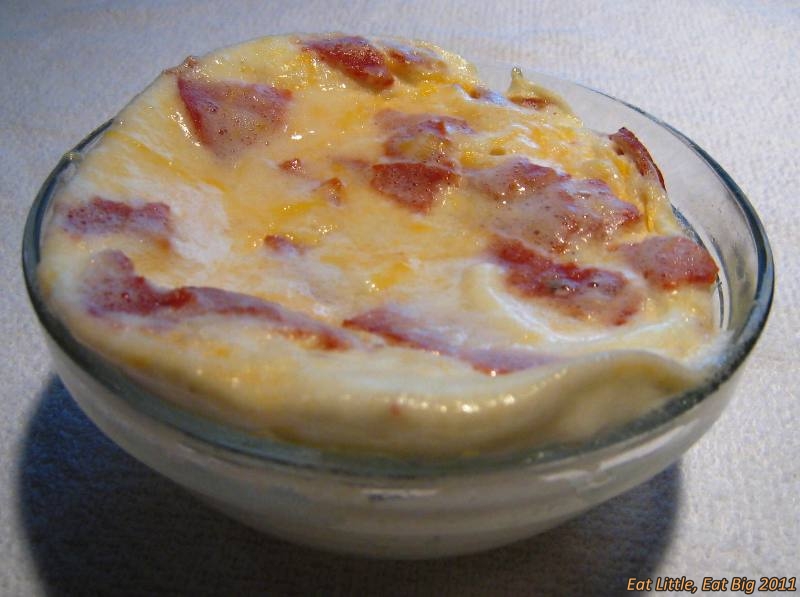 Recipe for Microwaved Egg White Breakfast Treat