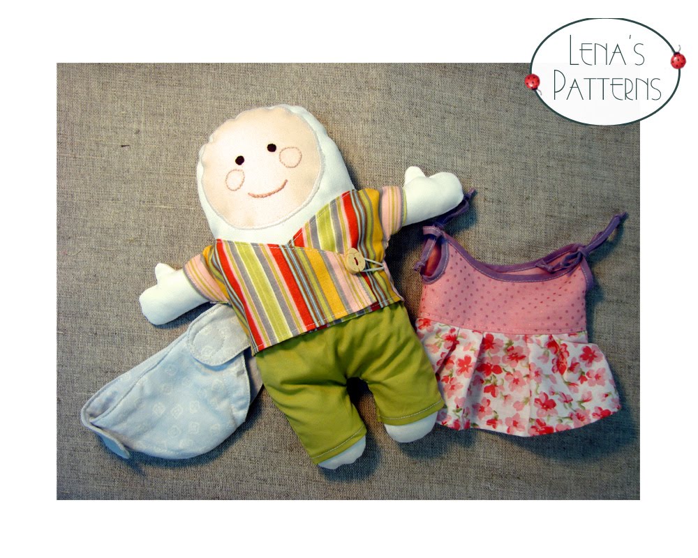 Free pattern: Kimono and pants outfit for a baby doll Р’В· Sewing