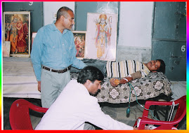 Raktdaan Shivir at Durgaji Mandir Shastrinagar,Lko.