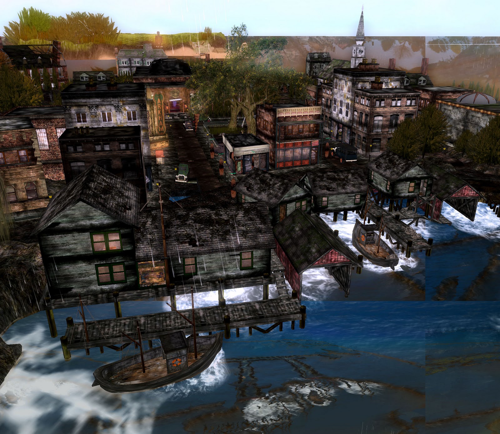 Инсмут карта город