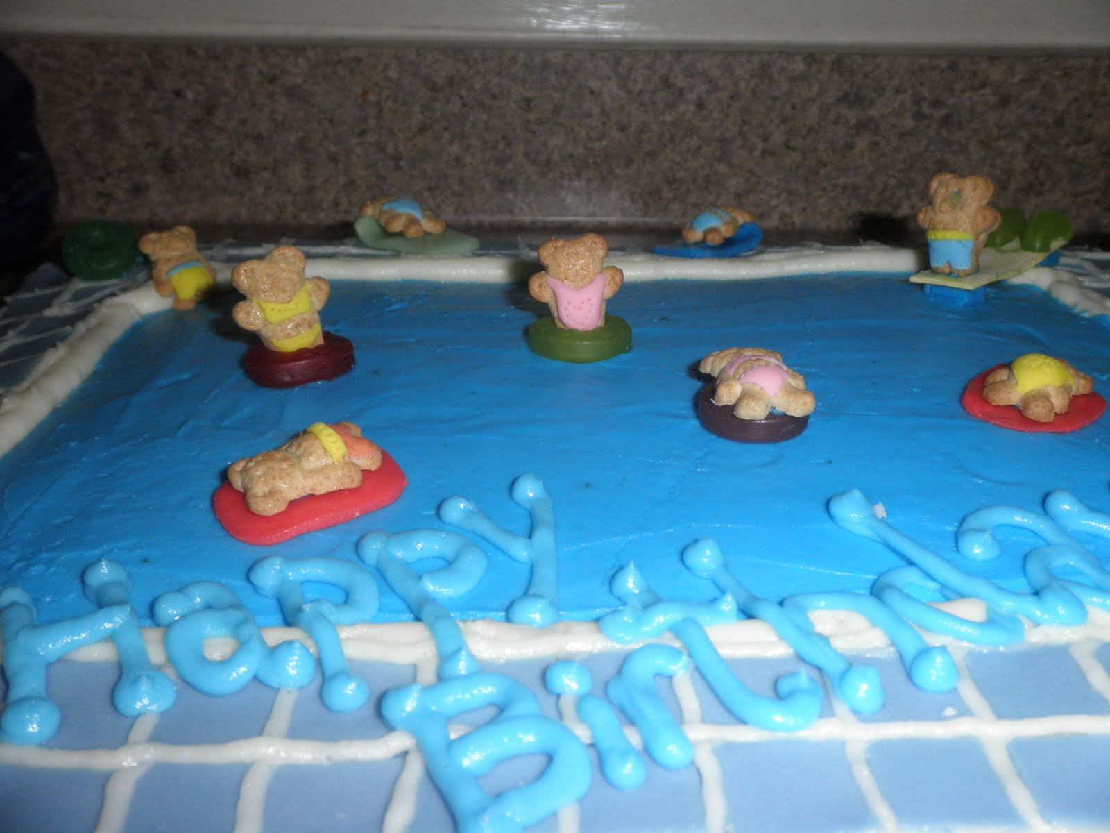 Cakes By D: Pool Party- Birthday Cake