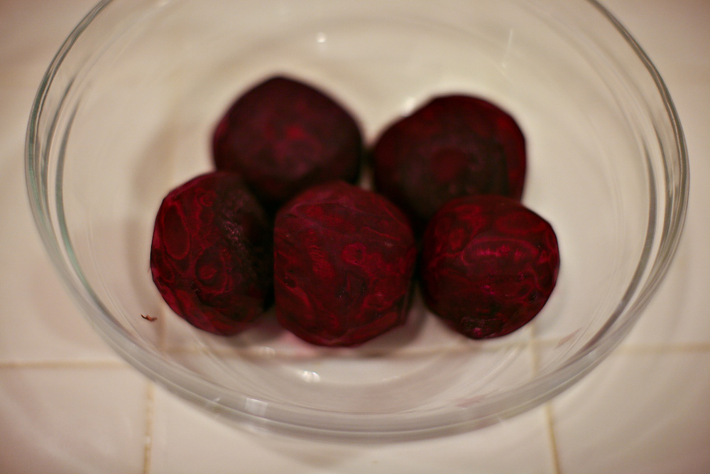 The (Ad Hoc) French Laundry Beet Juice and (almost) Tapenade